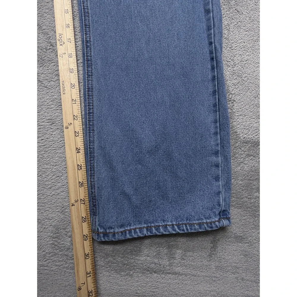 Covington Jeans Mens Measured 37x29 Blue‎ Denim Straight Leg Classic Zip Fly